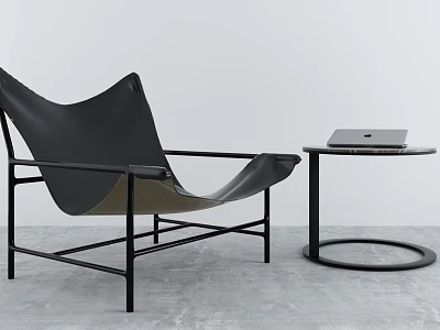 Modern leisure chair leisure single chair 3d model