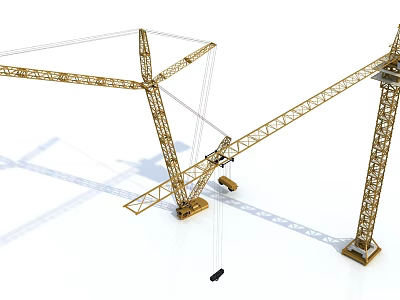 Tower crane 3d model