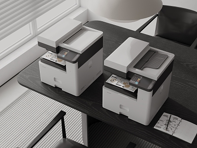 Printer Copier Scanner Office Equipment 3d model