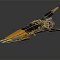 Modern space fighter fighter fighter sci-fi fighter sci-fi fighter 3d model