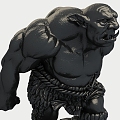 Ornament Giant Orc Mobile Phone Bracket 3d model