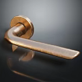 Brass Door Handle With Modern Sleek Design And Polished Finish For Home