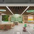 Modern Library Inside the Library 3d model