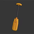 Yellow Manual Mixing Tool With Black Rod Plastic Blades And Yellow Grip For Home Use