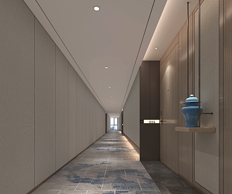 Corridor aisle 3d model