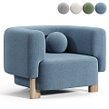 Leisure Chair Leisure Sofa Single Sofa Single Chair 3d model