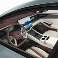 Light Blue Modern Coupe Style Car With Sleek Design And Alloy Wheels