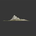 Rocky Mountain Peak Terrain With Isolated Scenic Landscape And Natural Features