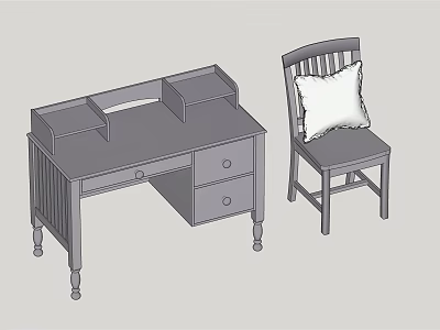 American Dresser 3d model American Dresser 3d model
