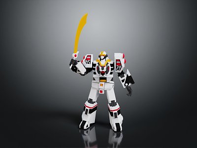 Modern Gundam Warrior Mecha Warrior Mecha Soldier 3d model