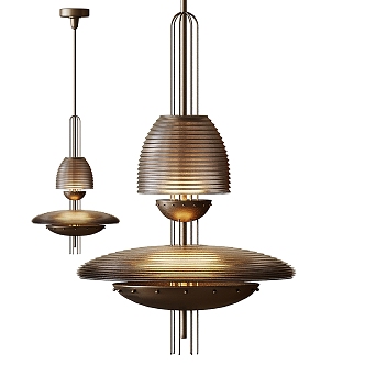 Milotti Minotti chandelier 3d model