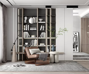 Modern single sofa single chair side several combination 3d model