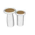Modern Simple Coffee Table Nordic Round Table Sofa Side Table Corner Table Balcony Sofa Coffee Table Living Room Coffee Table Stone Side Table 3d model