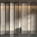Quiet ancient filamentary glass partition 3d model