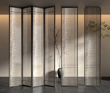 Quiet ancient filamentary glass partition 3d model