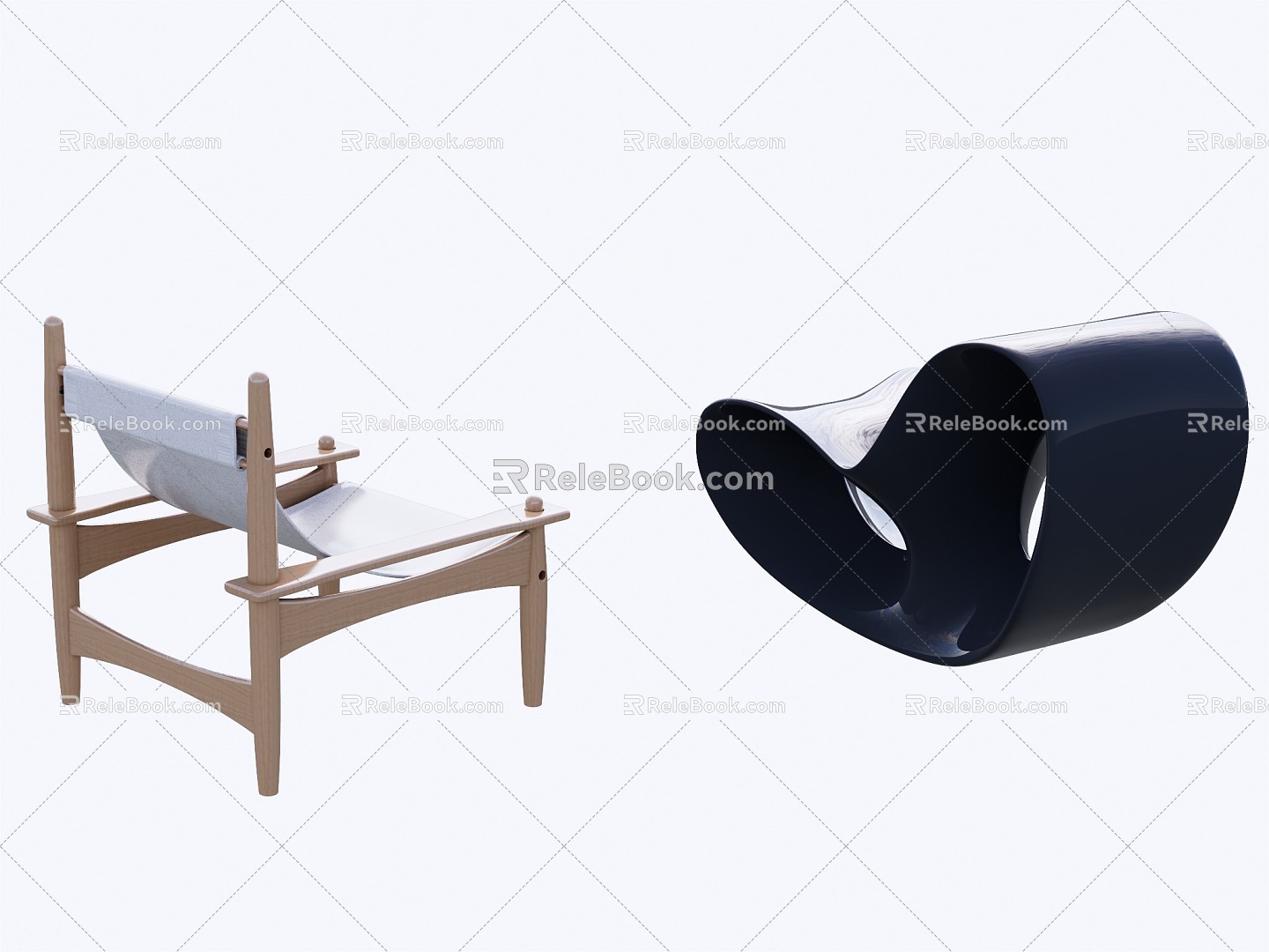 Middle Style Single Sofa Single Chair model