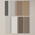 Vertical Striped Background Wall With Various Color Options And Textures For Interior Design