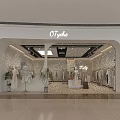 Elegant Minimalist Ladies Clothing Store Interior With Neat Apparel Displays And Comfortable Shopping Atmosphere