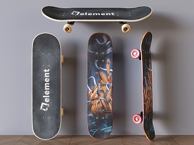 Graffiti Skateboard Combination Hip Hop Culture Skateboard Personality Skateboard Sports Equipment model