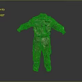Camouflage Military Style Long Sleeve Tactical Jumpsuit Apparel With Pockets