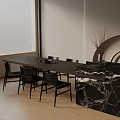 Modern table combination 3d model