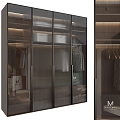 Glass wardrobe 3d model