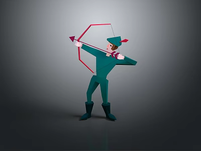 Ranger Ronin Swordsman Martial Arts Hunter Ancient Hunter Hero Assassin Killer Tramp 3d model
