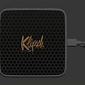 Klipsch Portable Electronic Speaker With Square Honeycomb Design And Wired Connection