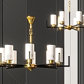 New Chinese Chandelier 3d model