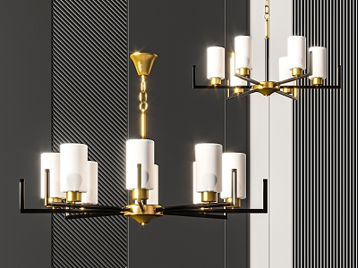 New Chinese Chandelier 3d model