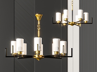 New Chinese Chandelier 3d model