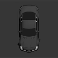 Dark Gray Mercedes Sports Car With Sleek Design And Black Red Accent Wheels