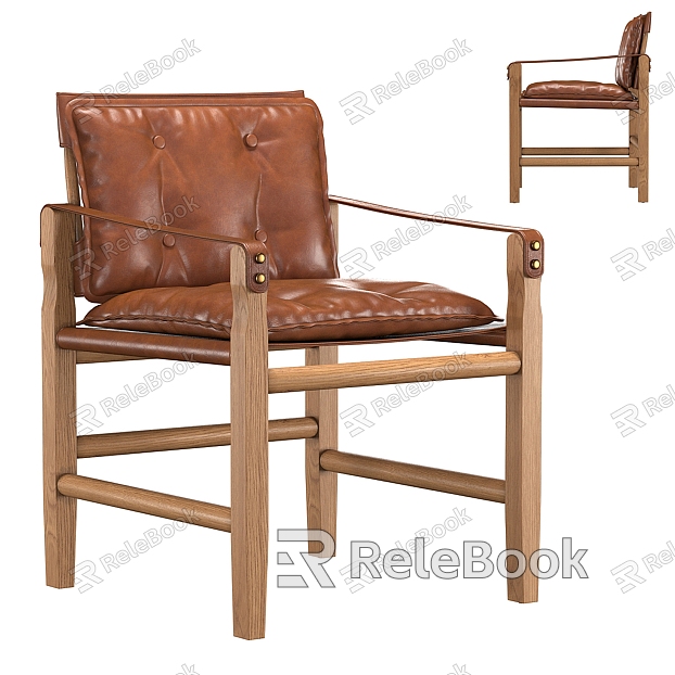 MAYKER INTERIORS Leather Dining Chair model