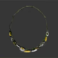 Flower Crown Hanging Decoration with Yellow White Daisies and Green Leaves for Festive Decor
