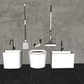 Mop pool mop pool mop pool mop pool basin mop tap 3d model