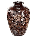 carved hollow decorative vase 3d model