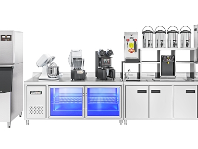 Coffee shop water bar equipment console model