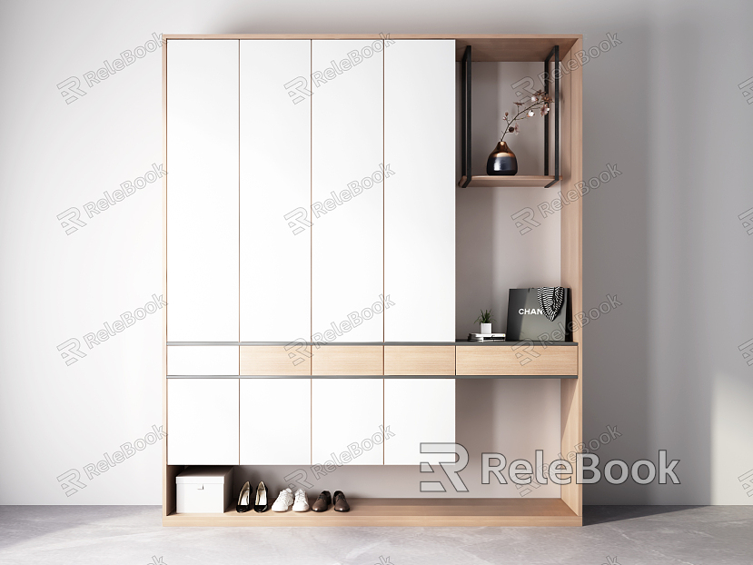 Modern Shoe Cabinet Simple Shoe Cabinet Combination model