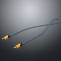 Data Line Power Line Life Supplies Mobile Phone Power Line Charger 3d model