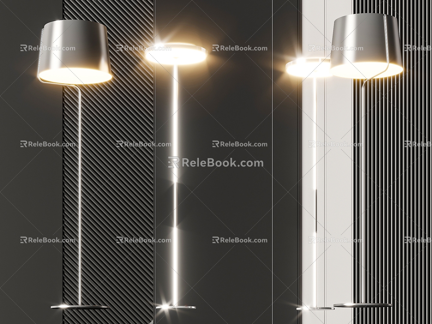 Modern floor lamp 3d model