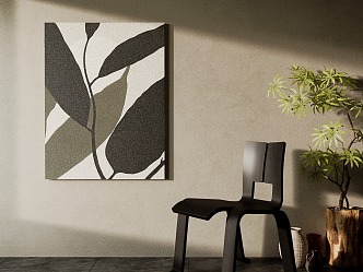 Art Hanging Painting 3d model