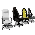 Modern Office Chairs With Multiple Colors Ergonomic Design And Comfortable Features 3d model