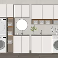 Stylish Modern Bathroom Cabinet With Mirror Sink Storage Drawers Countertop and Faucet