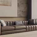 Modern three-seat sofa 3d model