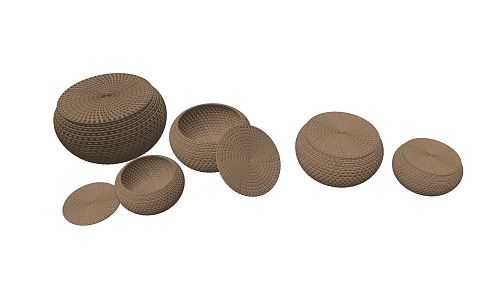 Modern Storage Basket 3d model