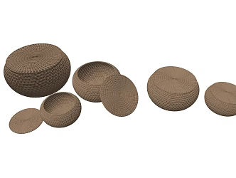 Modern Storage Basket 3d model