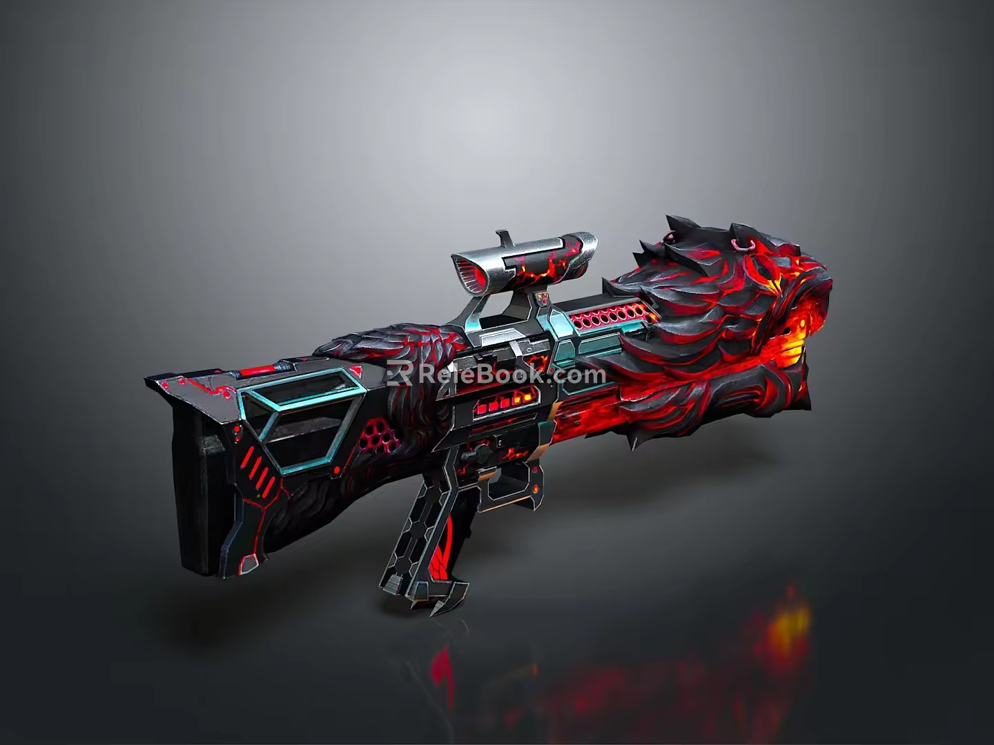 Science Fiction Weapon Future Weapon Science Fiction Equipment Concept Weapon Next Generation Weapon Next Generation Equipment 3d model