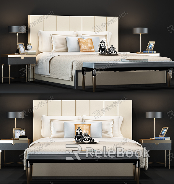 Modern Double Bed model