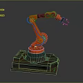 Robot Arm Mechanical Arm Robot Arm Robot Head Robot Parts Robot Hand Manipulator 3d model