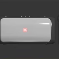 Modern Portable Electronic Speaker With Microphone And Control Buttons Design